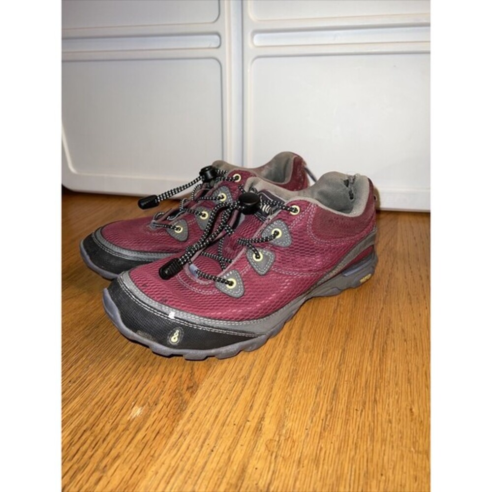 Ahnu Sugarpine Air Mesh Women's Hiking Shoes Size 8 Red‎
